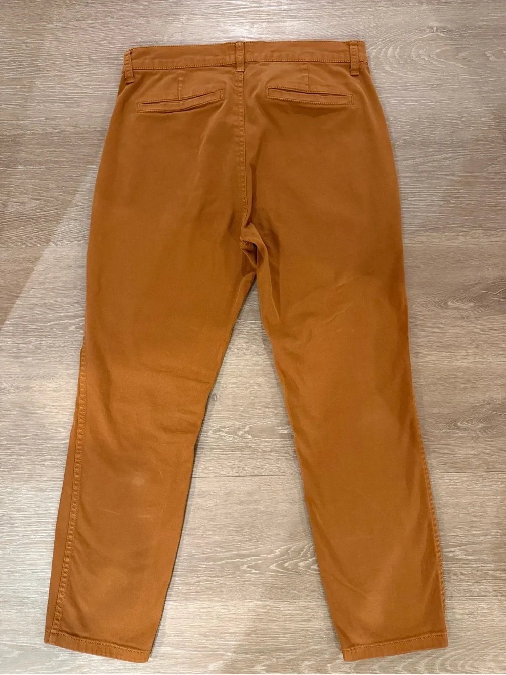 J.Crew Vintage Slim Straight Chino Pants Golden Hickory Size 27 Stretch